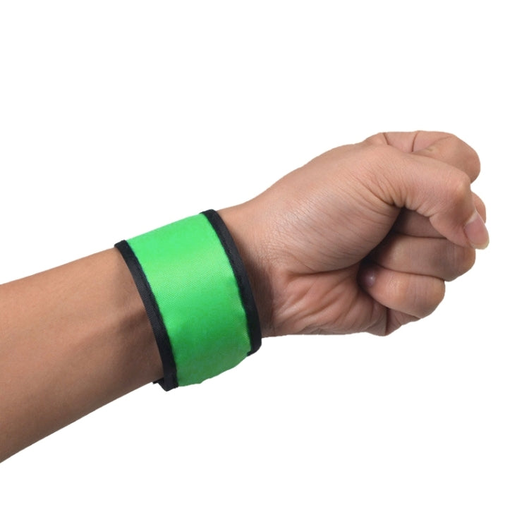 สายรัดข้อมือกีฬาเรืองแสง LED แบบตบ ขนาดเล็ก 26*4cm สีเขียวอ่อน, แดง, ขาว, ส้ม, ชมพู, เขียว, น้ำเงิน