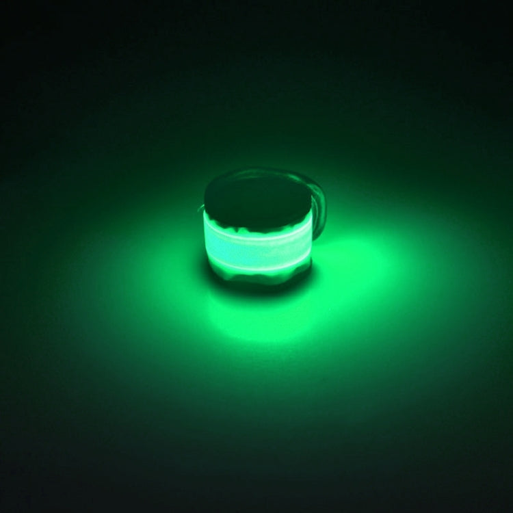 สายรัดข้อมือกีฬาเรืองแสง LED แบบตบ ขนาดเล็ก 26*4cm สีเขียวอ่อน, แดง, ขาว, ส้ม, ชมพู, เขียว, น้ำเงิน