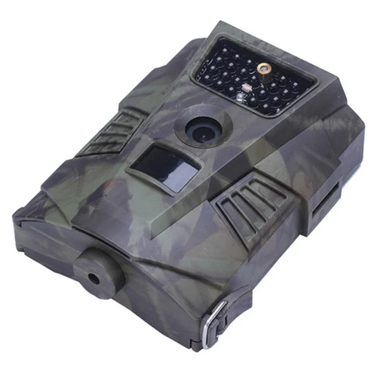 HT-001 กล้องติดตามล่าสัตว์อินฟราเรดกันน้ำ IP54 ความละเอียด 1MP พร้อมโปรแกรม Novatek96220 มุมกว้าง 120 องศา มุมตรวจจับ PIR 100 องศา, HT-001