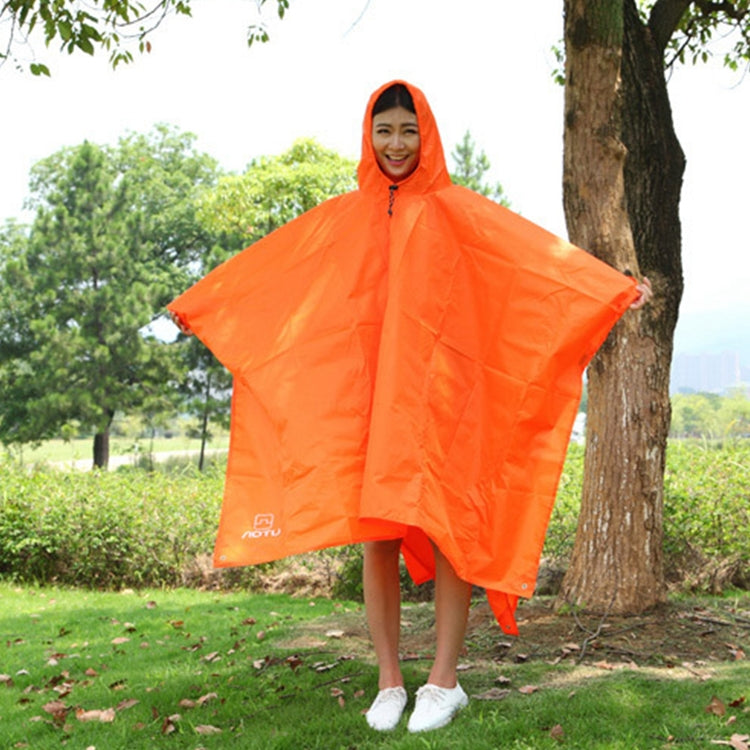 เสื้อกันฝนตั้งแคมป์กลางแจ้งอเนกประสงค์ 3-in-1 Aotu AT6927 พร้อมผ้าห่มปิกนิก ขนาด: 217x143 ซม., 217x143 ซม. (สีส้ม), 217x143 ซม. (สีน้ำเงิน)