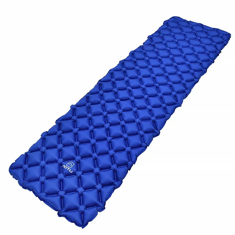 Aotu AT6241 เบาะลมเป่าลมสำหรับตั้งแคมป์กลางแจ้ง ที่นอนลม TPU ขนาด: 190x57x5.5 ซม. สีฟ้า