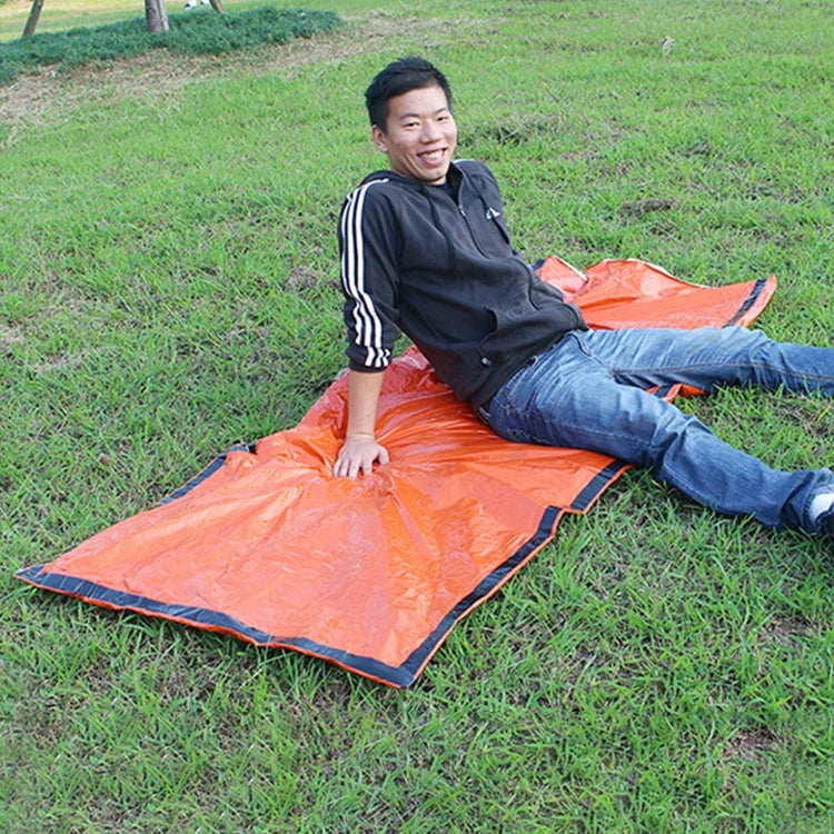 ถุงนอนแบบซองกันความร้อนสำหรับปฐมพยาบาลตั้งแคมป์กลางแจ้ง Aotu AT9040 สำหรับผู้ใหญ่ ขนาด: 213x91 ซม., ขนาด: 213x91 ซม.