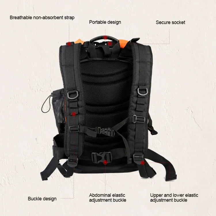 XINDA H-BAG03 กระเป๋าเป้สะพายไหล่กันน้ำสำหรับปีนเขา ความจุ 20 ลิตร