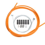 Universal Bicycle Brake Cable Tube Set, Orange, Green, Grey, Blue, Red, White, Yellow, Black