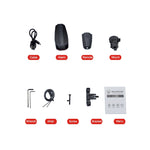 ไฟท้ายจักรยาน LED COB อัจฉริยะกันน้ำ IP65 ชาร์จ USB พร้อมรีโมทคอนโทรล, ระยะควบคุม: 1-100 ม., ไฟท้ายกันน้ำ IP65