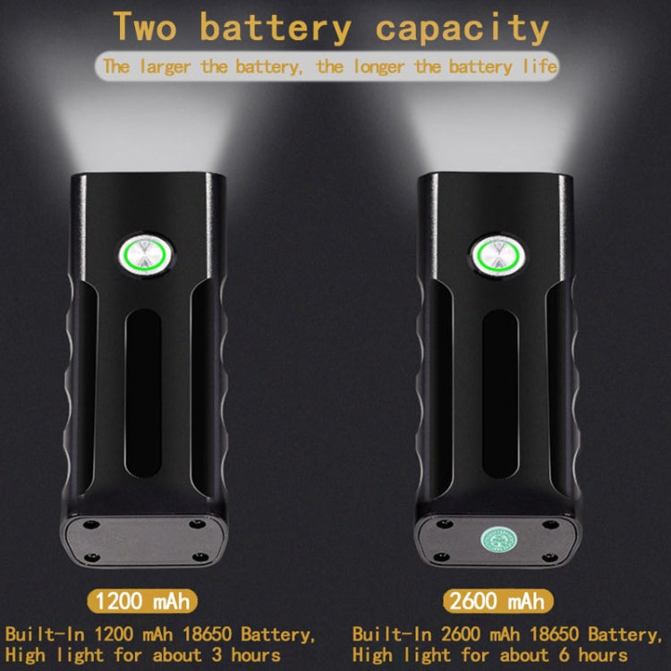 ไฟจักรยานชาร์จ USB รุ่น BX2 สำหรับแฮนด์หน้า LED (3 ชั่วโมง, หลอดไฟ L2), 3 ชั่วโมง, หลอดไฟ L2