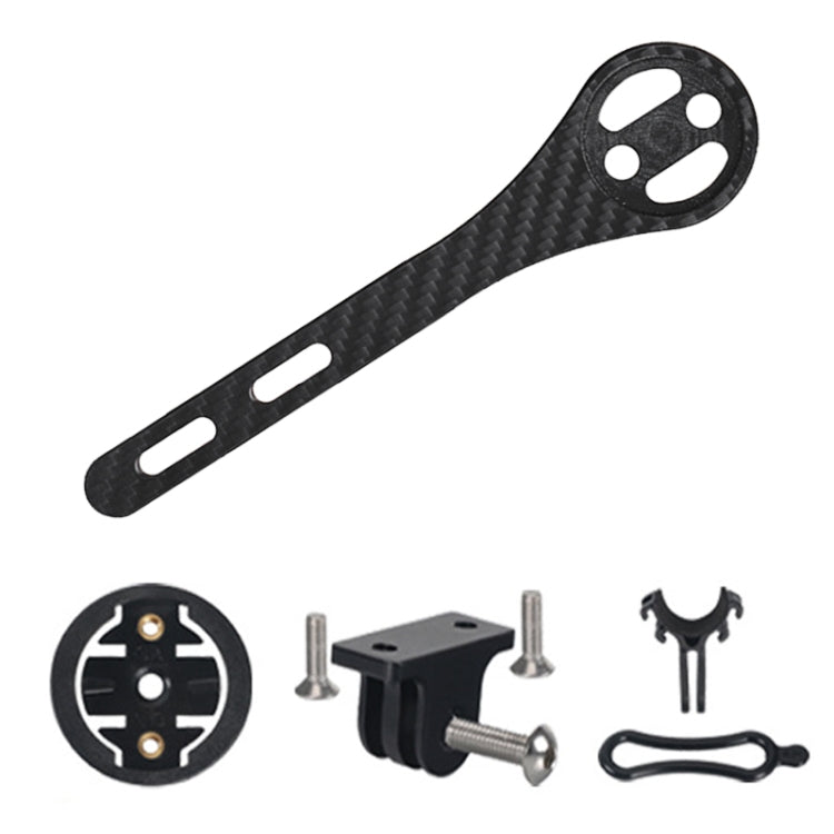 TOSEEK Full Carbon Fiber Road Bicycle Code Table Holder For Garmin Series(Gloss), For Garmin Series(Gloss)