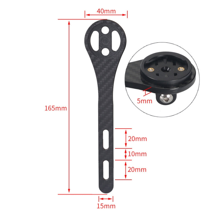 ที่ยึดโค้ดจักรยานถนนคาร์บอนไฟเบอร์เต็มรูปแบบ สำหรับ Garmin Series (ด้าน), สำหรับ Bryton Series (ด้าน), สำหรับ CATEYE Series (ด้าน), สำหรับ Garmin Series (ด้าน)