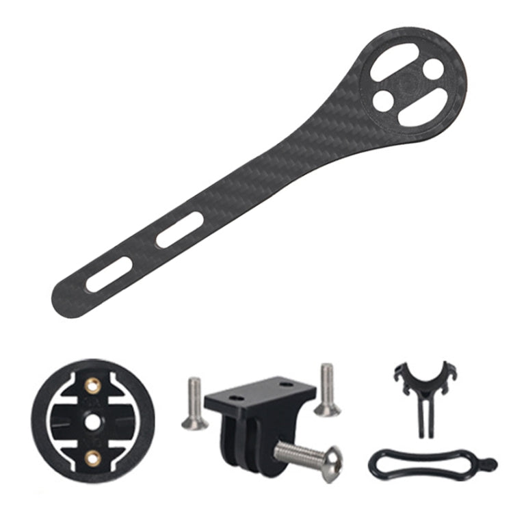 ที่ยึดโค้ดจักรยานถนนคาร์บอนไฟเบอร์เต็มรูปแบบ สำหรับ Garmin Series (ด้าน), สำหรับ Bryton Series (ด้าน), สำหรับ CATEYE Series (ด้าน), สำหรับ Garmin Series (ด้าน)