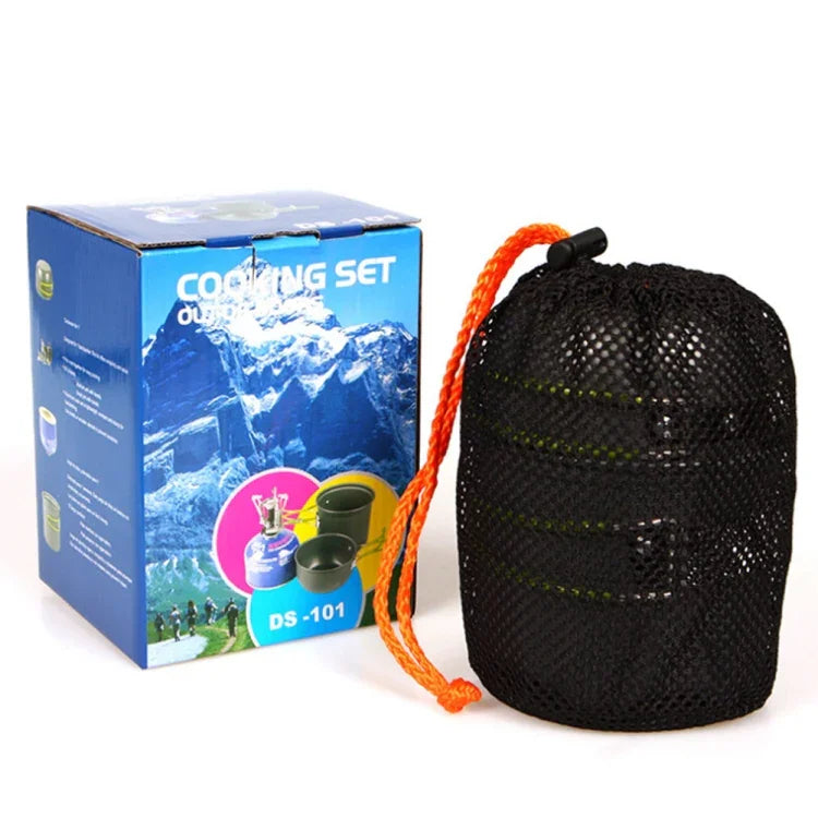 DS-101 Portable Outdoor Camping Cooking Set Picnic Boiler Cookware Combination
