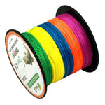 HENGJIA สายเบ็ด PE ถัก 4 เส้น สีสันสดใส ขนาด 8.0# 0.50 มม. ความตึง 80LB 40.8 กก. ยาว 300 ม. แข็งแรงพิเศษ สายว่าว, 8.0# 0.50 มม. 80LB