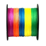 HENGJIA สายเบ็ด PE ถัก 4 เส้น สีสันสดใส ขนาด 3.0# 0.28 มม. ความตึง 38LB 15.8 กก. ยาว 300 ม. แข็งแรงพิเศษ สายว่าว, 3.0# 0.28 มม. 38LB