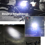 ไฟหน้าจักรยาน Y15 2 x CREE XPG2 500LM ชาร์จ USB พร้อมโหมด 5 แบบ, Y15