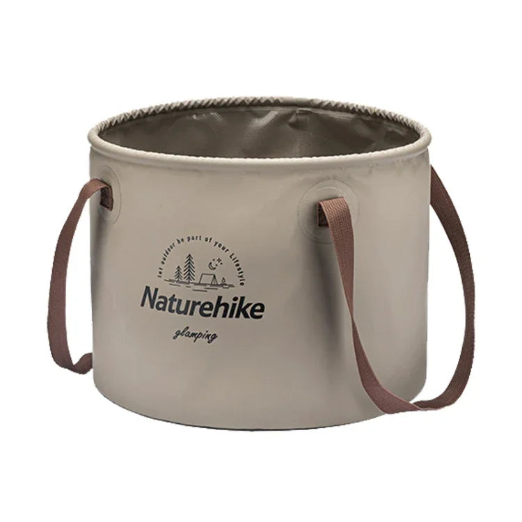 ถังเก็บน้ำพับได้ PVC 20 ลิตรสำหรับแคมป์ปิ้งกลางแจ้ง Naturehike NH20SJ040, 20L