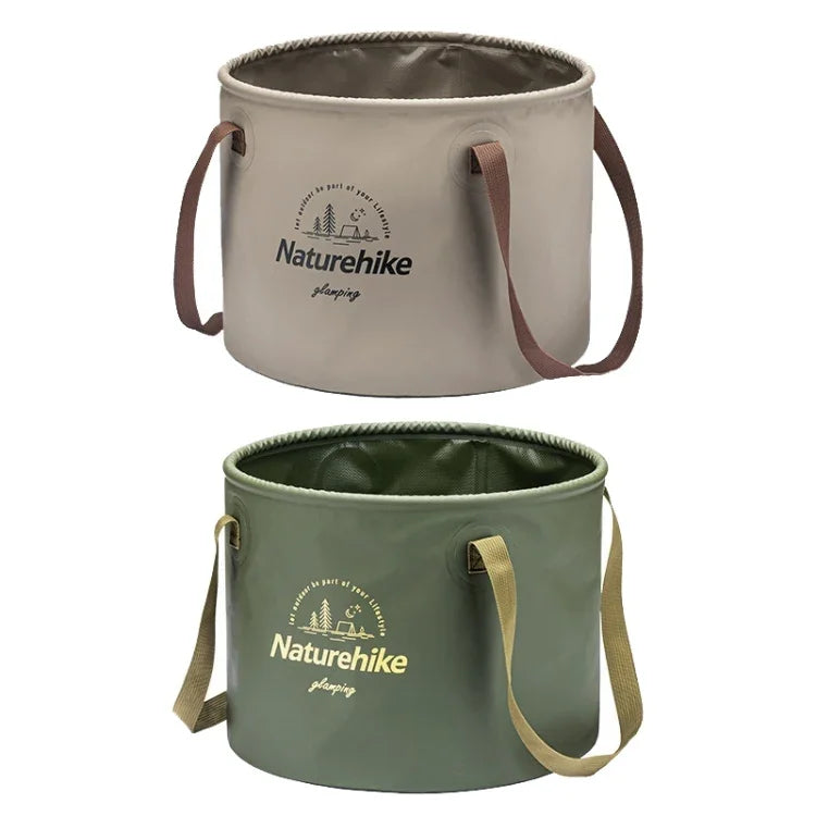 ถังเก็บน้ำพับได้ PVC 20 ลิตรสำหรับแคมป์ปิ้งกลางแจ้ง Naturehike NH20SJ040, 20L