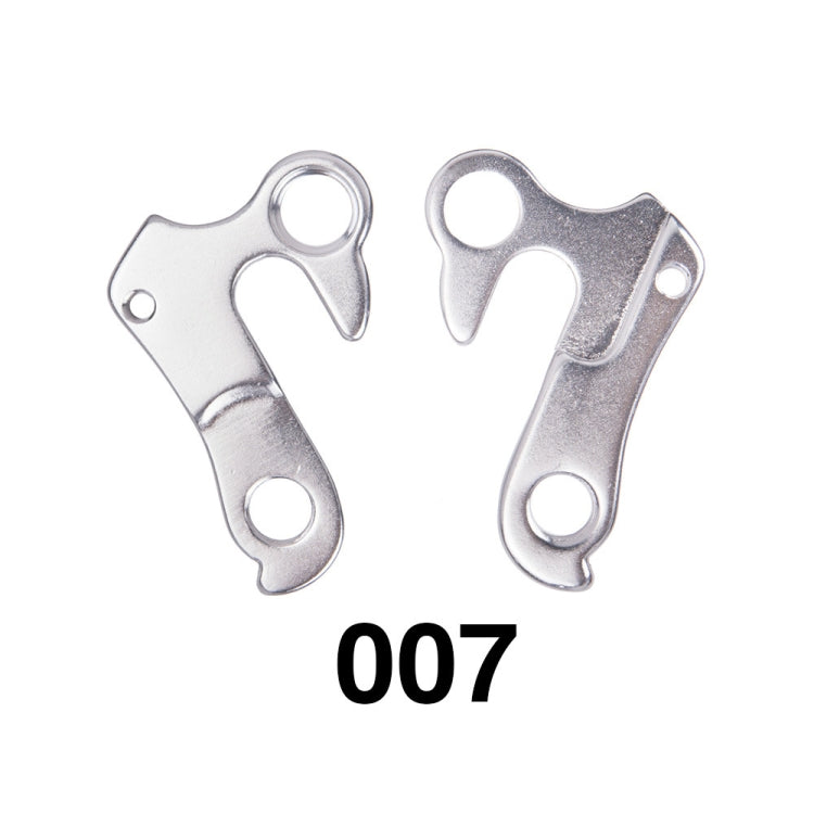2 ชิ้น ชิ้นส่วนตะขอหางเปลี่ยนเกียร์หลังจักรยานเสือภูเขา ZTTO 007 อัลลอยด์