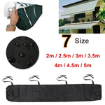 ผ้าคลุมกันน้ำและฝุ่นสำหรับมู่ลี่ม้วนยืดได้ ความยาว: 2.5m, 2.5m