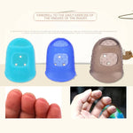ปลอกนิ้วป้องกันเจ็บสำหรับเครื่องดนตรีสาย 10 ชิ้น สำหรับกีตาร์และอูคูเลเล่ ส่งสีสุ่ม (ขนาด: S), ขนาด: S