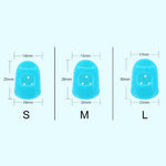 ปลอกนิ้วป้องกันเจ็บสำหรับเครื่องดนตรีสาย 10 ชิ้น สำหรับกีตาร์และอูคูเลเล่ ส่งสีสุ่ม (ขนาด: S), ขนาด: S