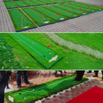 เสื่อฝึกพัตกอล์ฟ PGM สีคู่ ขนาด 75x300 ซม.