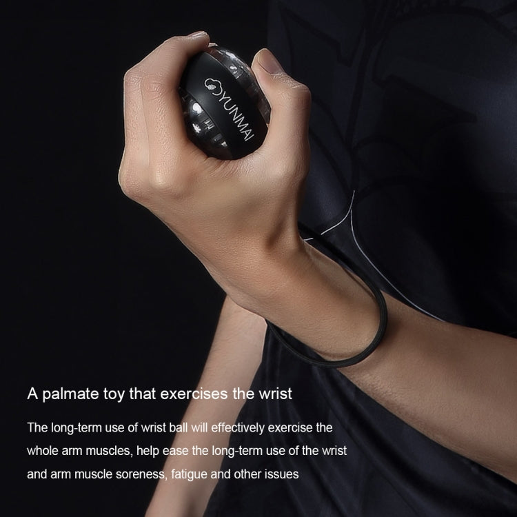 ลูกบอลฝึกข้อมือ Xiaomi Youpin Yunmai LED Gyroball อุปกรณ์ออกกำลังกายข้อมือแบบหมุน