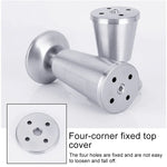 ขาโต๊ะตู้แบบถ้วยปรับระดับได้หนา สแตนเลส 150mm, 150mm