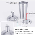ขาโต๊ะตู้แบบถ้วยปรับระดับได้หนา สแตนเลส 150mm, 150mm