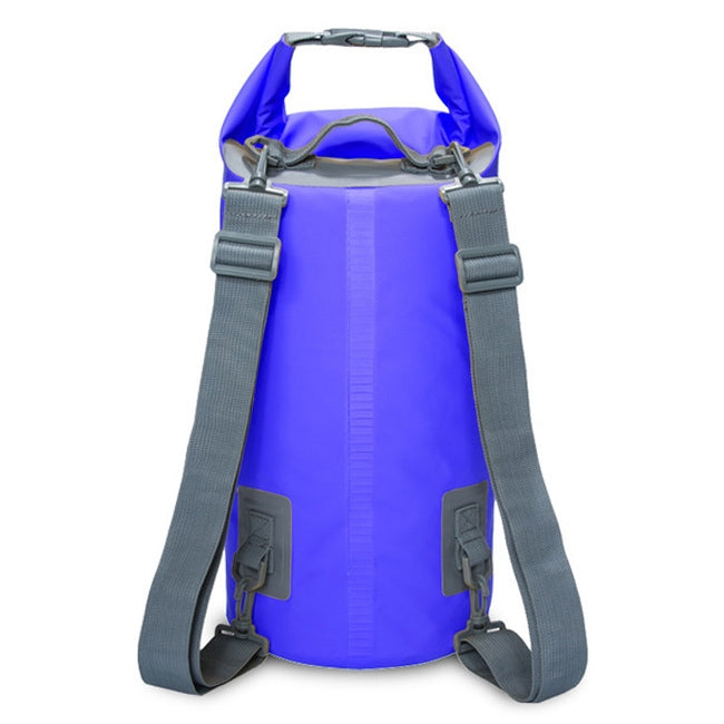 กระเป๋ากันน้ำแบบแห้งพร้อมสายสะพายคู่สำหรับกลางแจ้ง ความจุ: 15L, 15L