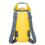 กระเป๋ากันน้ำแบบแห้งพร้อมสายสะพายคู่สำหรับกลางแจ้ง ความจุ: 15L, 15L