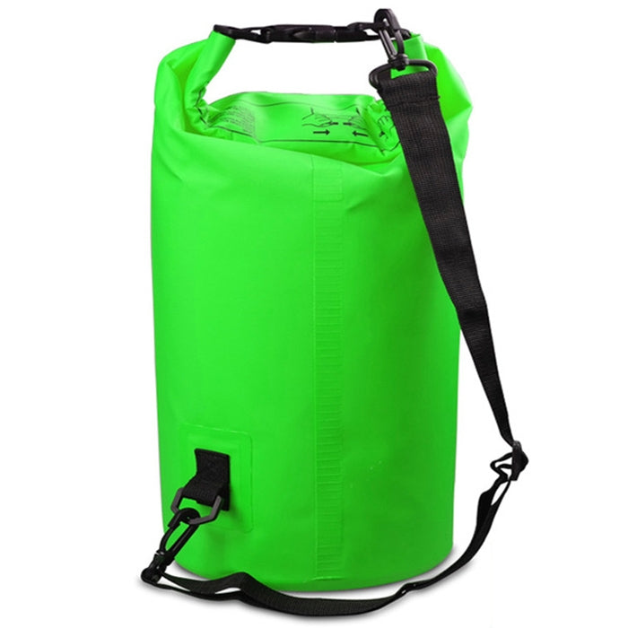 Outdoor Waterproof Single Shoulder Bag Dry Sack PVC Barrel Bag, Capacity: 3L, Capacity: 3L (Sky Blue), Capacity: 3L (Yellow), Capacity: 3L (Black), Capacity: 3L (Dark Blue), Capacity: 3L (Orange), Capacity: 3L (Pink), Capacity: 3L (Green)