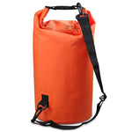 Outdoor Waterproof Single Shoulder Bag Dry Sack PVC Barrel Bag, Capacity: 10L, Capacity: 10L (Pink), Capacity: 10L (Orange), Capacity: 10L (Green), Capacity: 10L (Sky Blue), Capacity: 10L (Yellow), Capacity: 10L (Black), Capacity: 10L (Dark Blue)