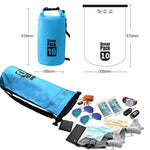 Outdoor Waterproof Single Shoulder Bag Dry Sack PVC Barrel Bag, Capacity: 10L, Capacity: 10L (Pink), Capacity: 10L (Orange), Capacity: 10L (Green), Capacity: 10L (Sky Blue), Capacity: 10L (Yellow), Capacity: 10L (Black), Capacity: 10L (Dark Blue)