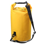 Outdoor Waterproof Single Shoulder Bag Dry Sack PVC Barrel Bag, Capacity: 10L, Capacity: 10L (Pink), Capacity: 10L (Orange), Capacity: 10L (Green), Capacity: 10L (Sky Blue), Capacity: 10L (Yellow), Capacity: 10L (Black), Capacity: 10L (Dark Blue)