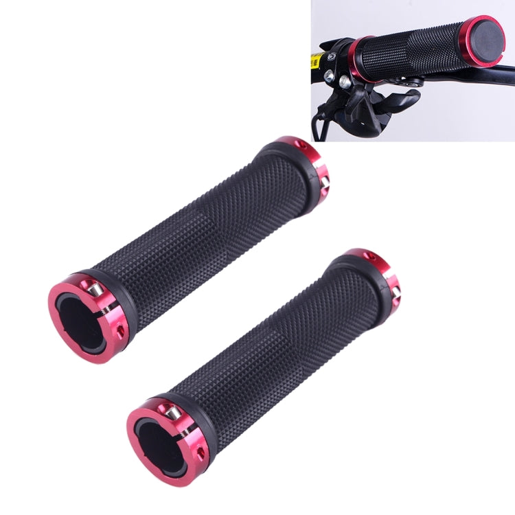 OQSPORT ชุดมือจับแฮนด์จักรยาน 2 ชิ้น แบบล็อกสองด้าน ทรงกระบอกตรง สำหรับ MTB ป้องกันลื่น, OQSPORT, 801