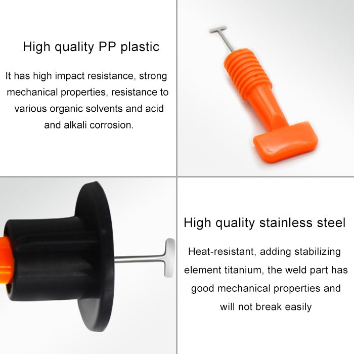 คลิปปรับระดับ 50 ชิ้น อุปกรณ์ช่วยจัดตำแหน่งกระเบื้องปูพื้น, อุปกรณ์ช่วยจัดตำแหน่ง