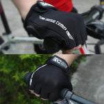 BaseCamp BC-204 Bicycle Half Finger Gloves Lycra Fabric Cycling Gloves, Size: XL, Size: XL