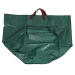 ถุงเก็บใบไม้ร่วงสวน PP ขนาด 132 แกลลอน 500L ถุงขยะสีเขียว ขนาด: 80cm x 100cm, 500L