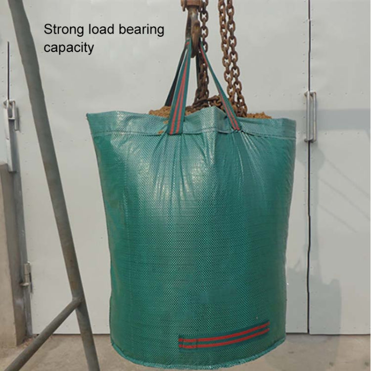 ถุงเก็บใบไม้ร่วงสวน PP ขนาด 32 แกลลอน 120L ถุงขยะสีเขียว ขนาด: 45cm x 76cm, 120L