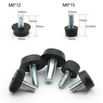 ขาแป้นรองรับสกรูเฟอร์นิเจอร์ปรับระดับได้ 100 ชิ้น M6x12, M6x12