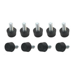 ขาแป้นรองรับสกรูเฟอร์นิเจอร์ปรับระดับได้ 100 ชิ้น M6x15, M6x15