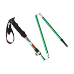 ไม้เท้าเดินป่าพับได้แบบ 5 ข้อต่อ อลูมิเนียมอัลลอย Alpenstocks ความยาวพับ : 35CM (สีดำ), ความยาวพับ : 35CM (สีเขียว), ความยาวพับ : 35CM (สีน้ำเงิน), ความยาวพับ : 35CM (สีแดง)
