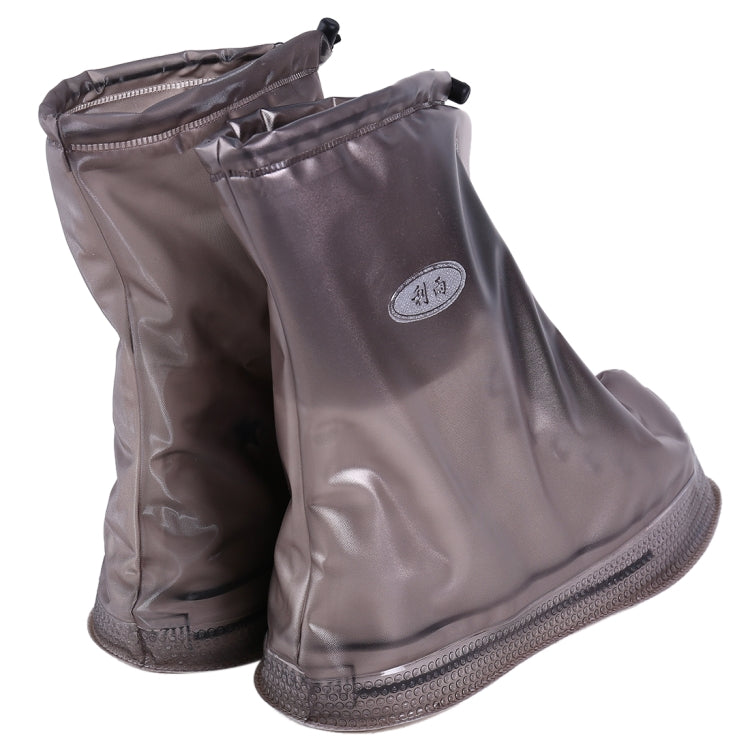 ปลอกหุ้มรองเท้ากันลื่นกันน้ำพื้นหนาแฟชั่น PVC ขนาด XXXL, XXXL, ขนาด XXXL