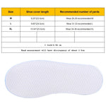 ปลอกหุ้มรองเท้ากันลื่นกันน้ำพื้นหนาแฟชั่น PVC สำหรับเด็ก ขนาด M, ขนาด M