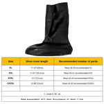 ปลอกหุ้มรองเท้าผู้ใหญ่กันฝนกันหิมะสูง Size: XL, Size: XL
