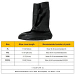 ปลอกหุ้มรองเท้าผู้ใหญ่กันฝนกันหิมะสูง Size: XXL, Size: XXL