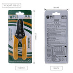 คีมย้ำสายและปอกสายไฟแบบพกพา BEST-5021 ขนาด 0.6 ~ 2.6mm