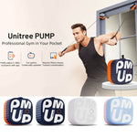 เครื่องสูบลมฟิตเนสพกพา Unitree ปรับแรงต้านได้ 4.4-44 ปอนด์ สายเคเบิล, รุ่นสีฟ้าเข้ม, สีฟ้า-ส้ม, สีขาว, สีชมพู