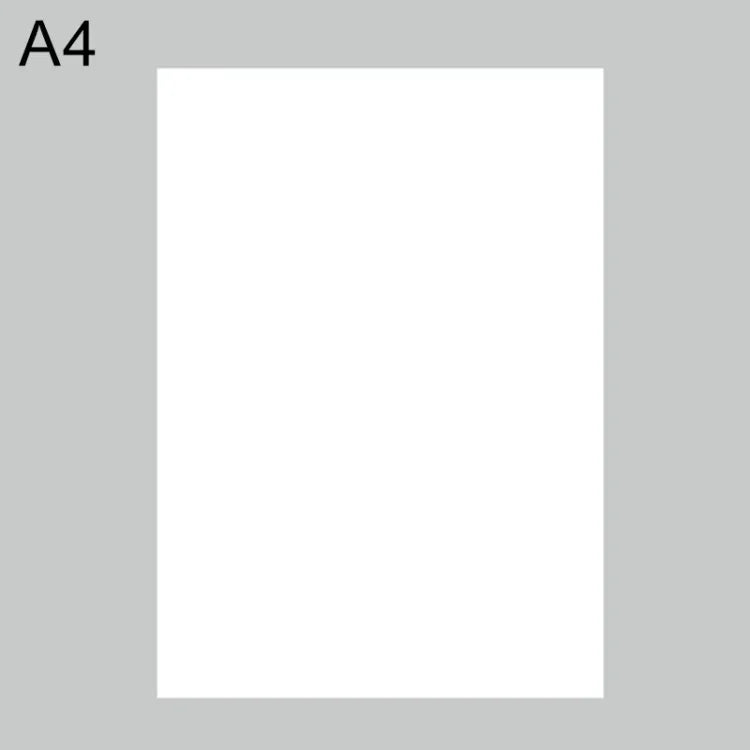 กระดาษพิมพ์แบบกาวในตัว A4 100 ชิ้น, A4 (สีขาว), A4