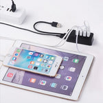 ORICO W5P-U3-30 ฮับเดสก์ท็อป USB 3.0 4 พอร์ต พร้อมสาย Micro USB 30 ซม. และแหล่งจ่ายไฟ, W5P-U3-30 สีดำ