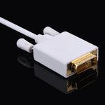 สายอะแดปเตอร์ Mini DisplayPort ตัวผู้เป็น DVI ตัวผู้ ความยาว 1.8m